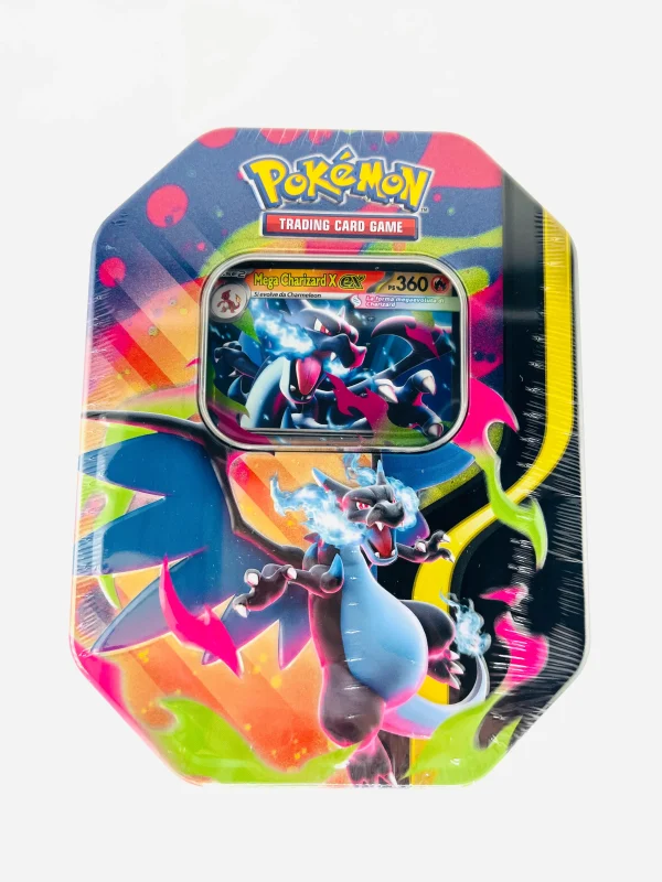 Pokémon Trading Card Game – Scatola in Latta (Tin Box) Mega Charizard X EX