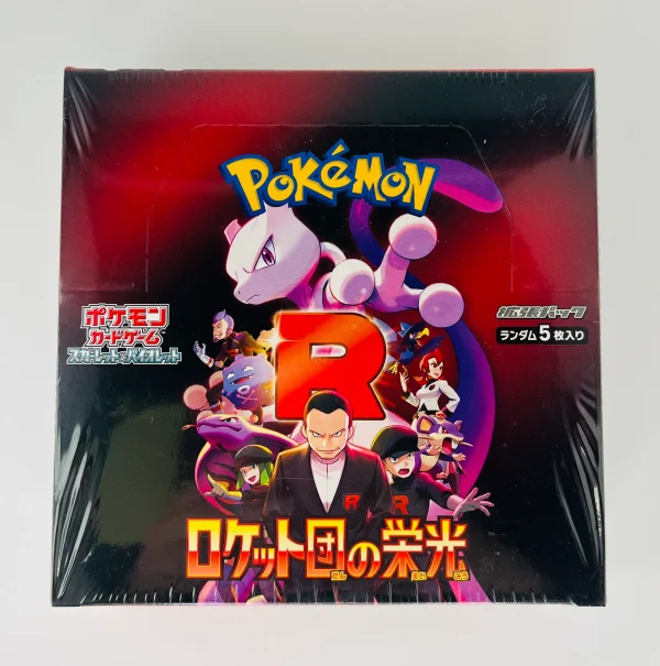 Pokemon - Booster Box Glory of Team Rocket - Edizione Originale Giapponese - Scarlatto e Violetto